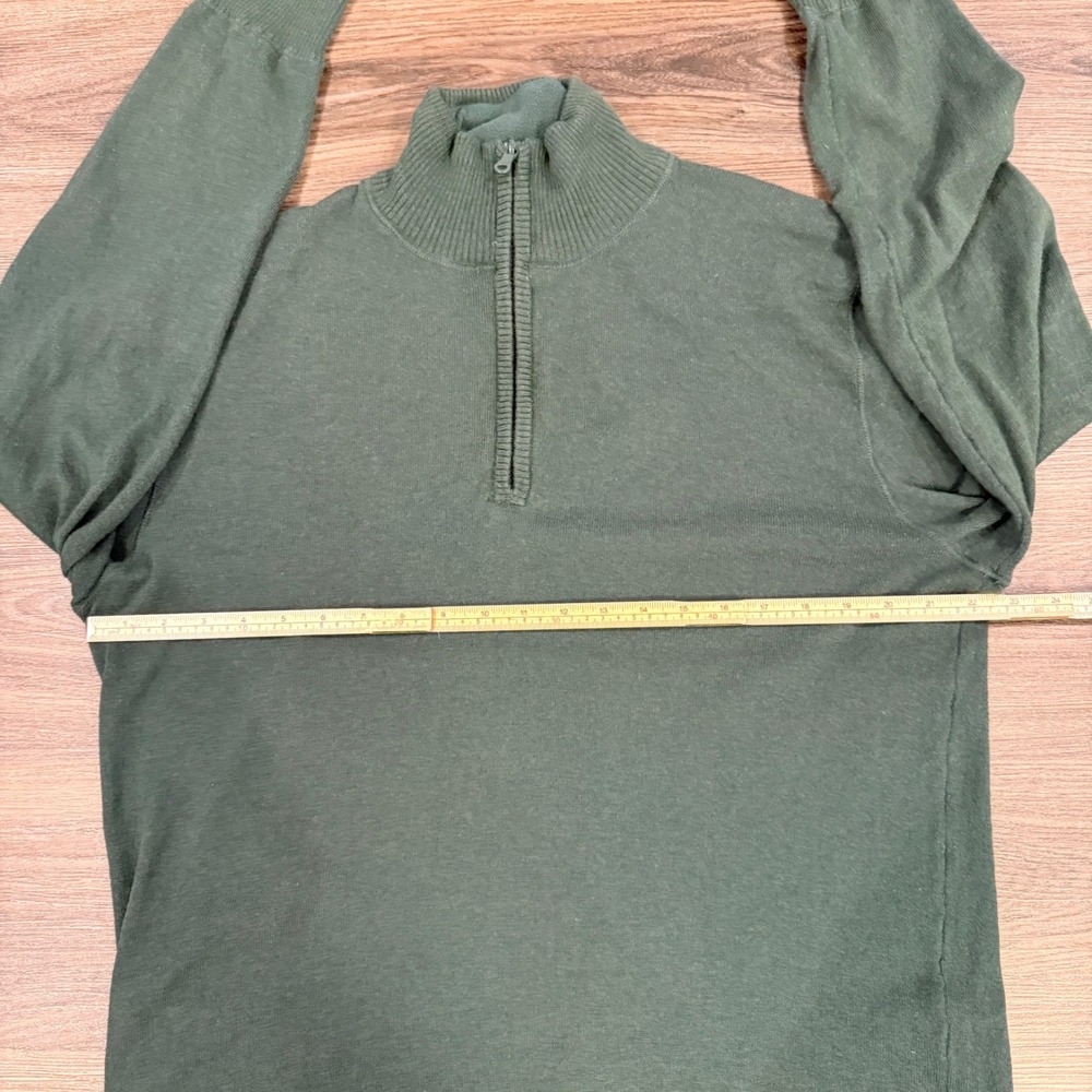 The North Face Mens Quarter Zip Pullover knit Sweater Casual Outdoors M - Picture 7 of 12